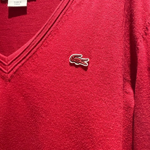 Lacoste Red Knit Garment - Picture 3 of 6